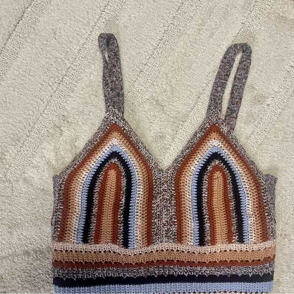 NWT Sam Edelman Crochet Alanis Dress Sz L Large - Picture 7 of 10